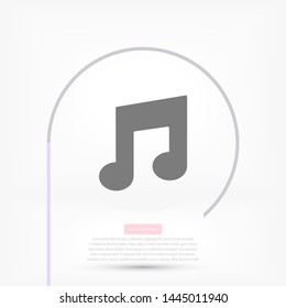 Vector icon melody 10 EPS . Lorem Ipsum Illustration design
