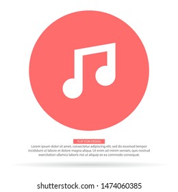 Vector icon melody 10 EPS . Lorem Ipsum Illustration design