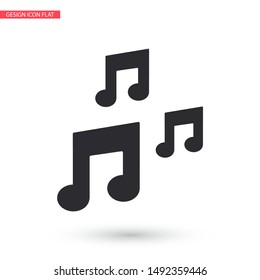 Vector icon melody 10 EPS . Lorem Ipsum Illustration design