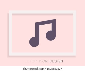 Vector icon melody 10 EPS . Lorem Ipsum Illustration design