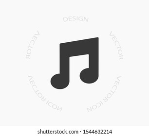 Vector icon melody 10 EPS . Lorem Ipsum Illustration design