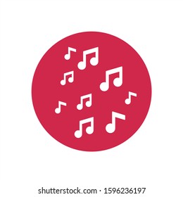 Vector icon melody 10 EPS . Lorem Ipsum Illustration design
