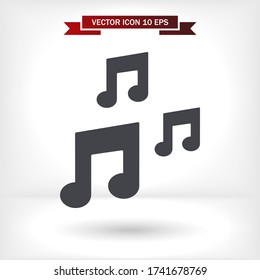 Icono del vector melodía 10 EPS. Lorem Ipsum Diseño de ilustración