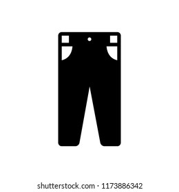 Vector icon for men pant