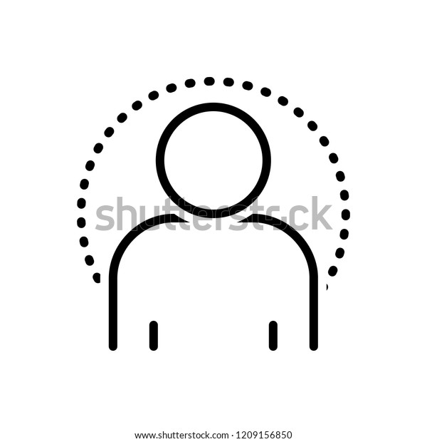 Vector Icon Mensch Stock Vector Royalty Free