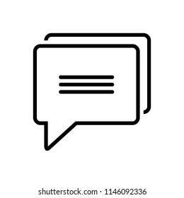 Vector icon for message