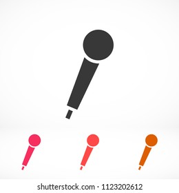 Vector icon microphone 10 EPS