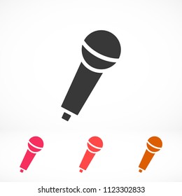 Vector icon microphone 10 EPS