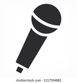 Vector icon microphone 10 EPS