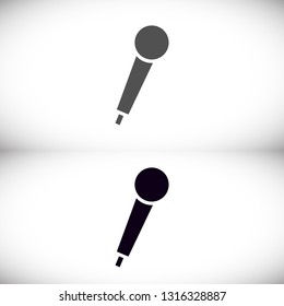Vector icon microphone 10 EPS