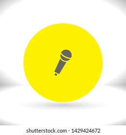 Vector icon microphone 10 EPS . Lorem Ipsum Illustration design