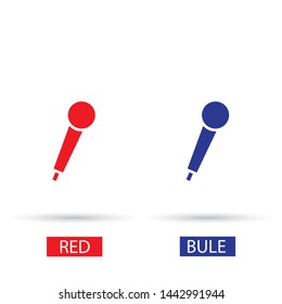 Vector icon microphone 10 EPS . Lorem Ipsum Illustration design
