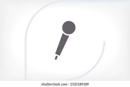 Vector icon microphone 10 EPS . Lorem Ipsum Illustration design
