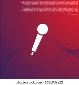 Vector icon microphone 10 EPS . Lorem Ipsum Illustration design