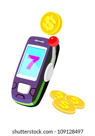vector icon mobile phone