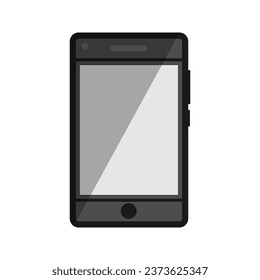 Vektorsymbol von Mobiltelefonen oder Smartphones