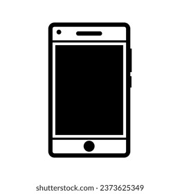 Vektorsymbol von Mobiltelefonen oder Smartphones