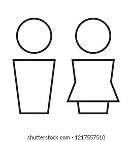 vector icon, modern design, outline style, black and white color 