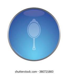 vector icon of modern female mirror