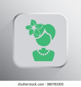 vector icon of modern International Women's Day