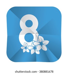 vector icon of modern International Women's Day