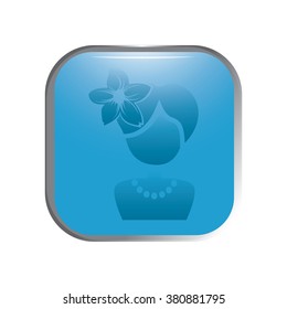 vector icon of modern International Women's Day