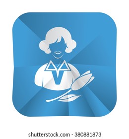 vector icon of modern International Women's Day