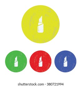 vector icon of modern lipstick