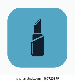 vector icon of modern lipstick