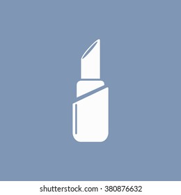 vector icon of modern lipstick