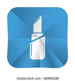 vector icon of modern lipstick