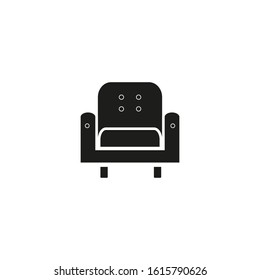 vector icon with modern sofa shape
