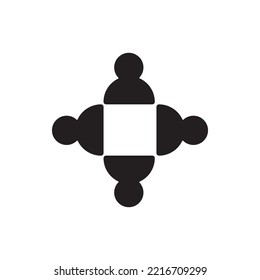 Vector icon of modern trends in the style of sold . This icon can be used in single style of business, finance, startups ,UX UI