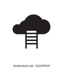 Vector icon of modern trends in the style of sold . This icon can be used in single style of business, finance, startups ,UX UI