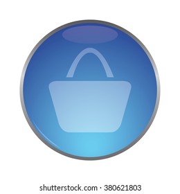 vector icon of modern women's handbag