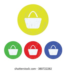 vector icon of modern women's handbag