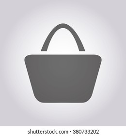 vector icon of modern women's handbag