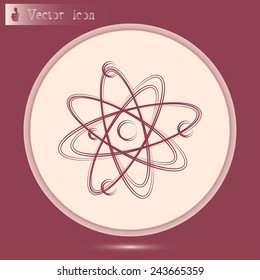 Vector icon Molecule Icon 