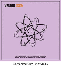 Vector icon Molecule Icon 