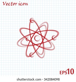 Vector icon Molecule Icon 