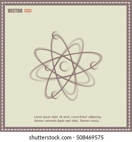 Vector icon Molecule Icon 