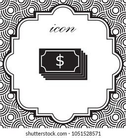 Vector icon money