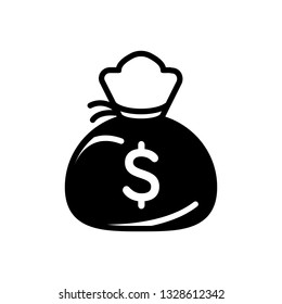 Vector icon for money bag