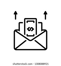 Vector icon for moneyorders