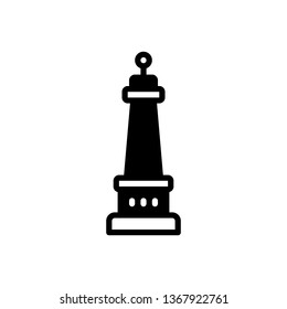 Vector icon for monument