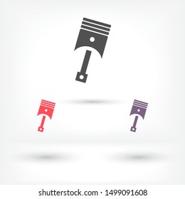 Vector icon moped 10 EPS . Lorem Ipsum Illustration design