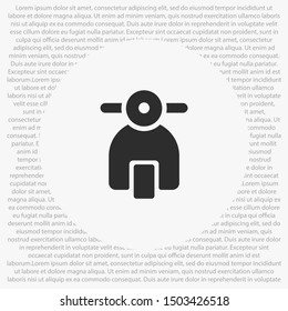 Vector icon moped 10 EPS . Lorem Ipsum Illustration design