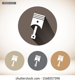 Vector icon moped 10 EPS . Lorem Ipsum Illustration design