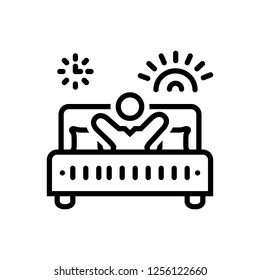 Vector icon for morning