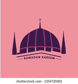 VECTOR ICON MOSQUE RAMADAN KAREEM